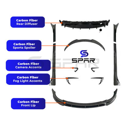 Sports V+Line Body Kit (Carbon Fiber) for Tesla Model Y