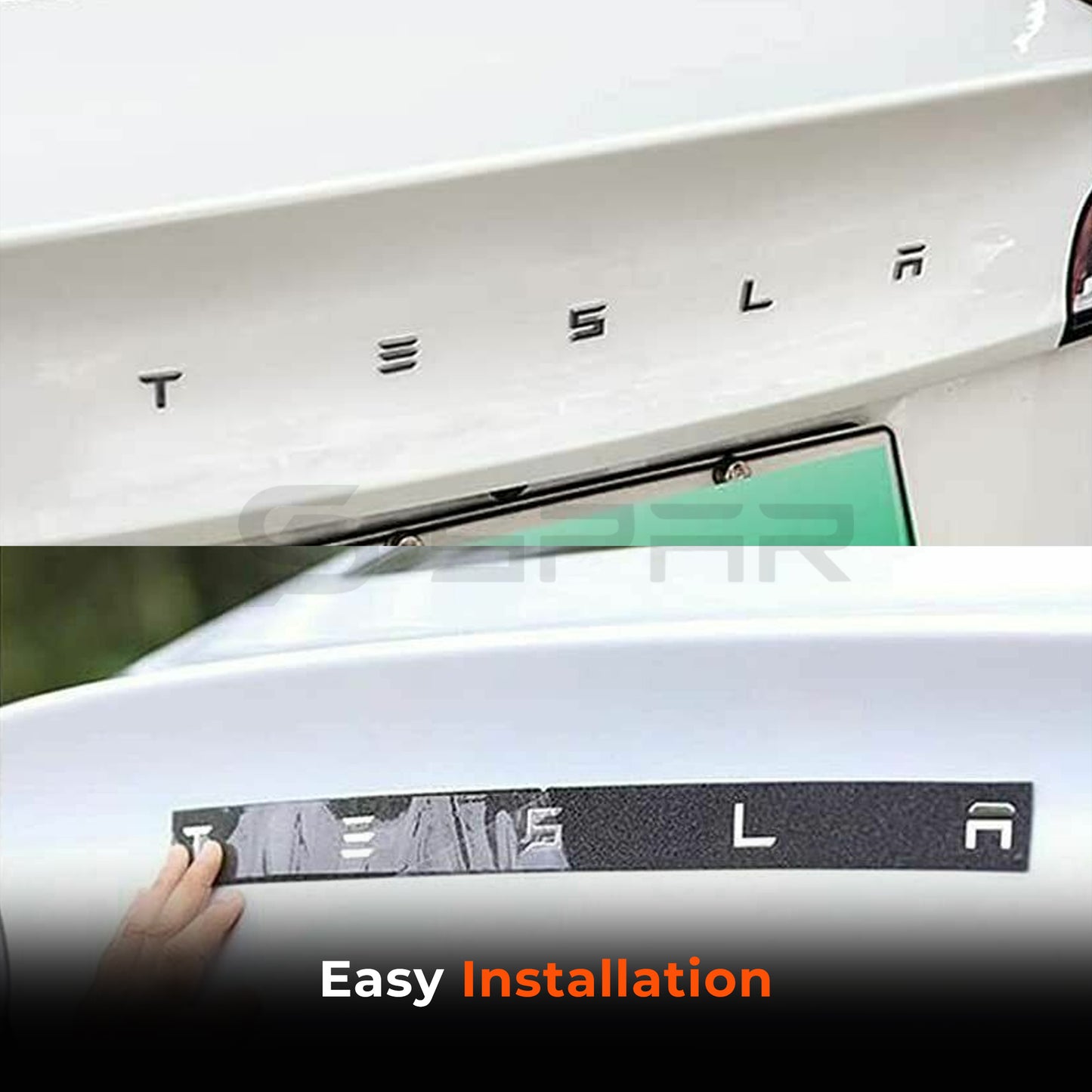 Tailgate Letter Emblems for Tesla Model S/3/X/Y