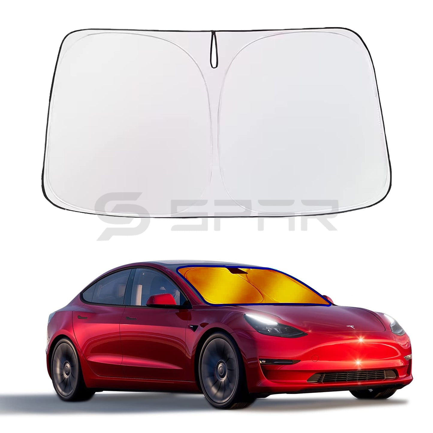 Windshield Sun Shade for Tesla Model 3/Y