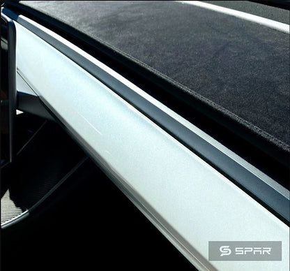 Pearl White Molded Dashboard Trim for Tesla Model 3/Y
