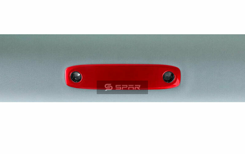 RED READING LIGHT COVERING TRIMS (FRONT + REAR) FOR TESLA MODEL 3-Y
