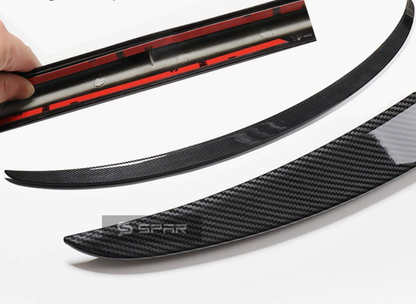 Glossy Carbon Fiber Performance Spoiler for Tesla Model 3