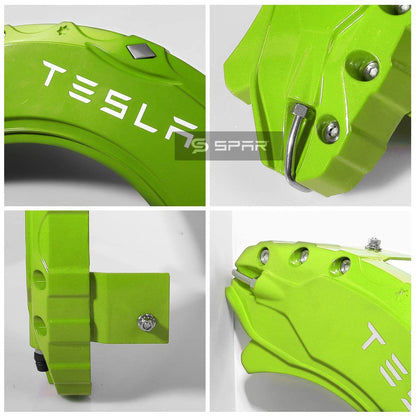 Green Brake Caliper Covers Kit for Tesla Model 3