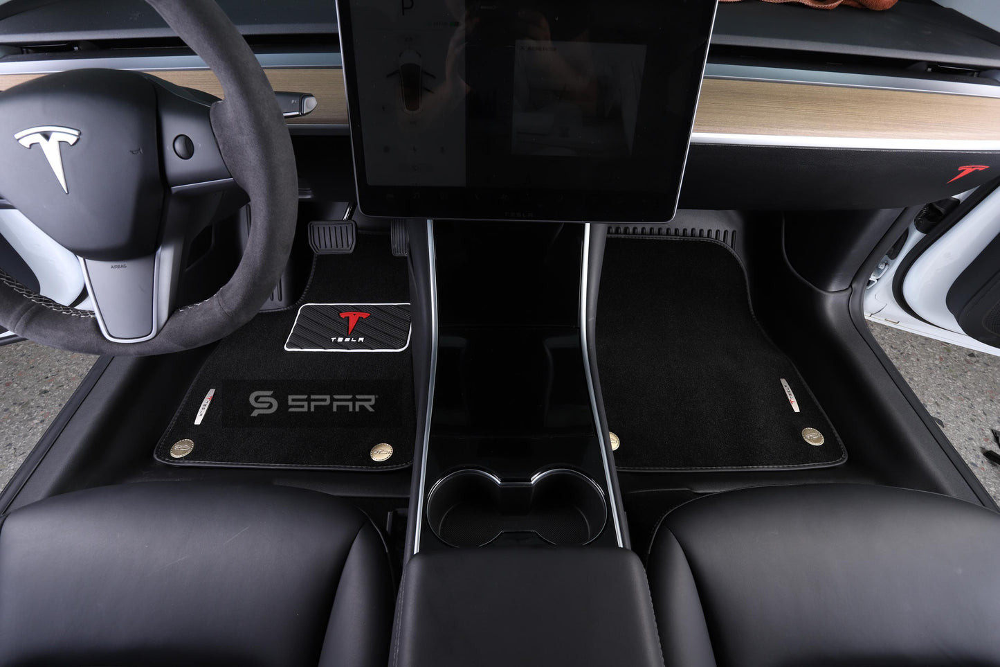 All-Weather Multi-Layer Floor Mats Set for Tesla Model 3