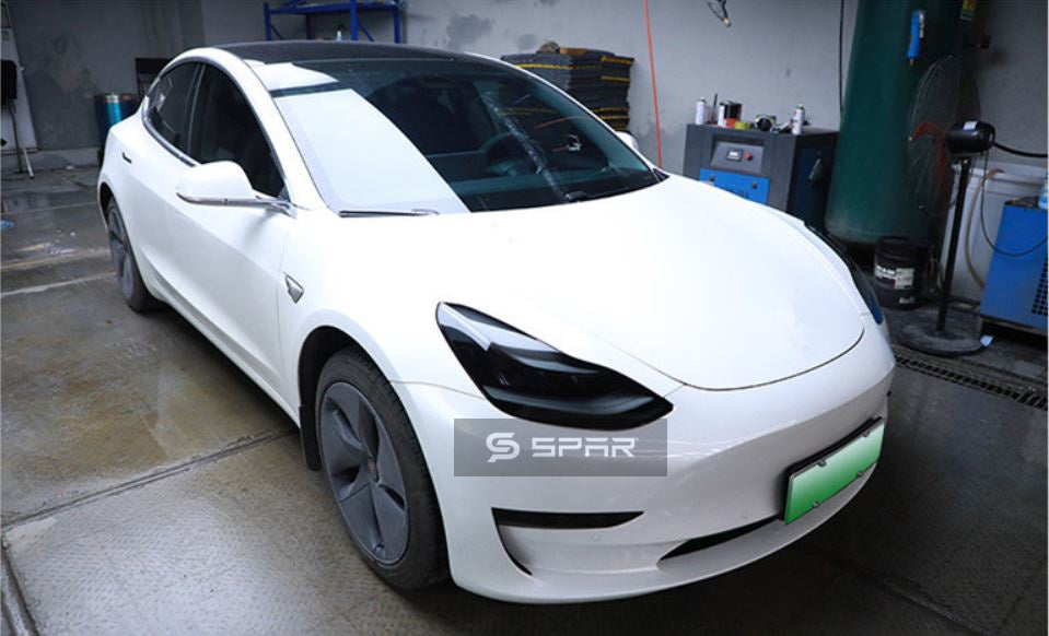 TINTED SMOKED HEADLIGHT FILM + TAILLIGHT PROTECTION FILM FOR TESLA MODEL 3-Y