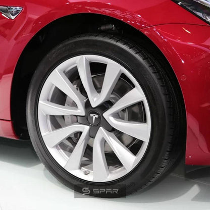 BLACK RIM PROTECTING WHEEL BANDS (19") FOR TESLA MODEL 3-Y