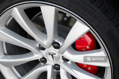 BLACK RIM PROTECTING WHEEL BANDS (19") FOR TESLA MODEL 3-Y
