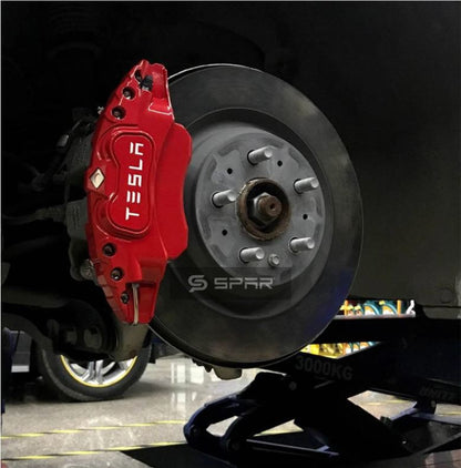 Red 18" Brake Caliper Covers Kit for Tesla Model 3