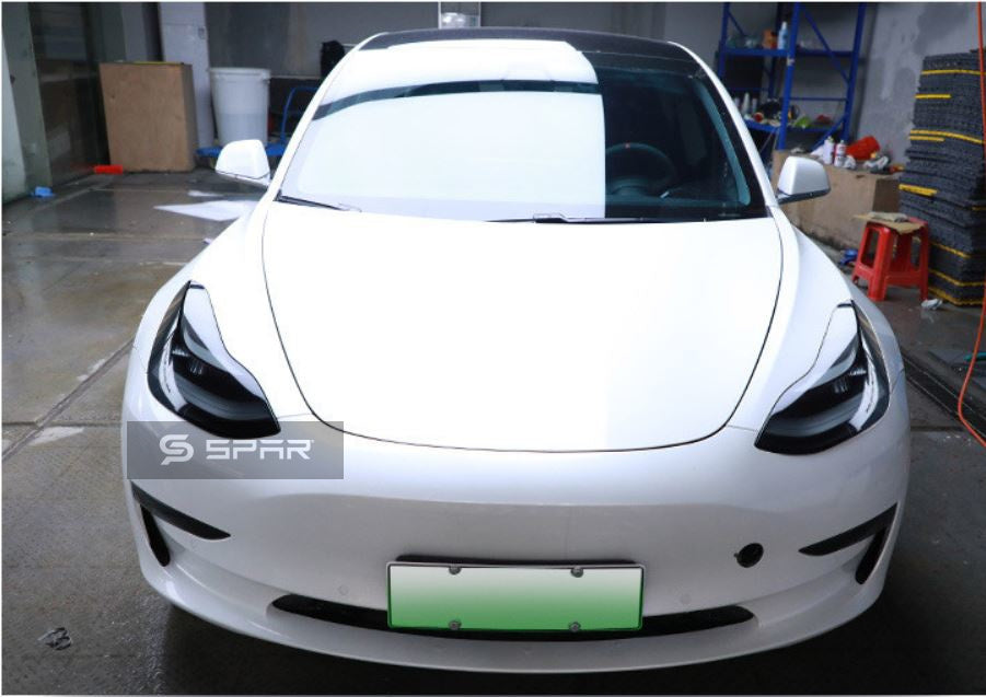 TINTED SMOKED HEADLIGHT FILM + TAILLIGHT PROTECTION FILM FOR TESLA MODEL 3-Y
