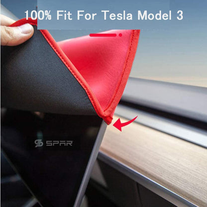 RED SCREEN SLEEVE COVER FOR TESLA MODEL 3