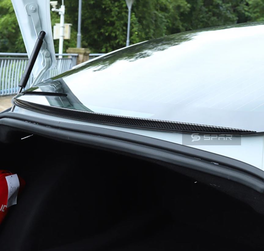 جناح للنافذة الخلفية من الكاربون فايبر لسيارة من نوع تيسلا الطراز 3