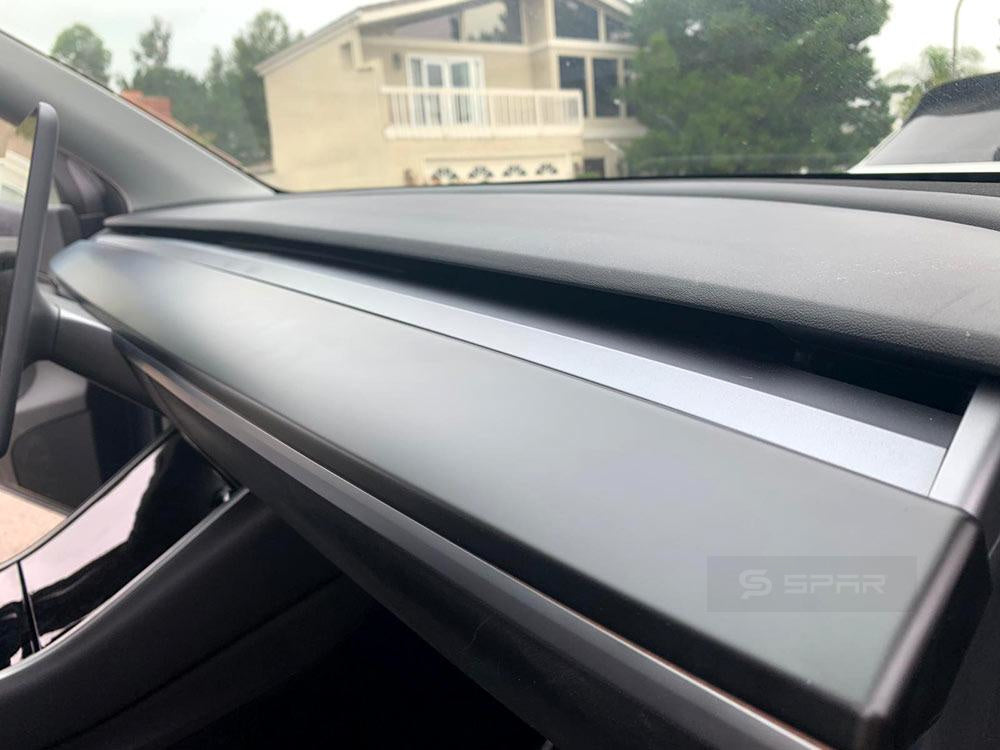 Matte Black Molded Dashboard Trim for Tesla Model 3-Y