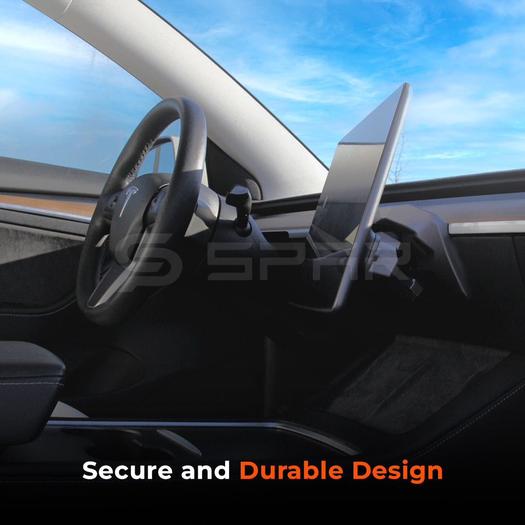 ذراع تثبيت لشاشة السيارة قابل  درجة لسيارة من نوع تيسلا الطراز (3/Y)