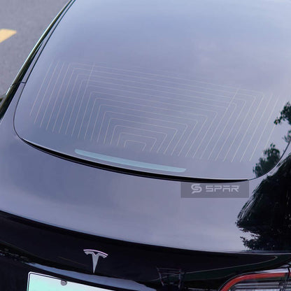 Matte Black Rear Wing Spoiler for Tesla Model 3