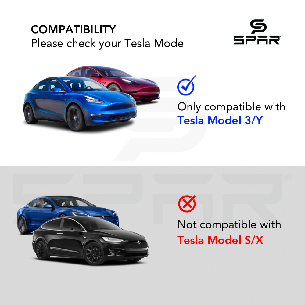 Black Performance Pedal Covers Set for Tesla Model 3/Y