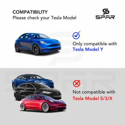 Premium Velvet Floor Mats Set for Tesla Model Y
