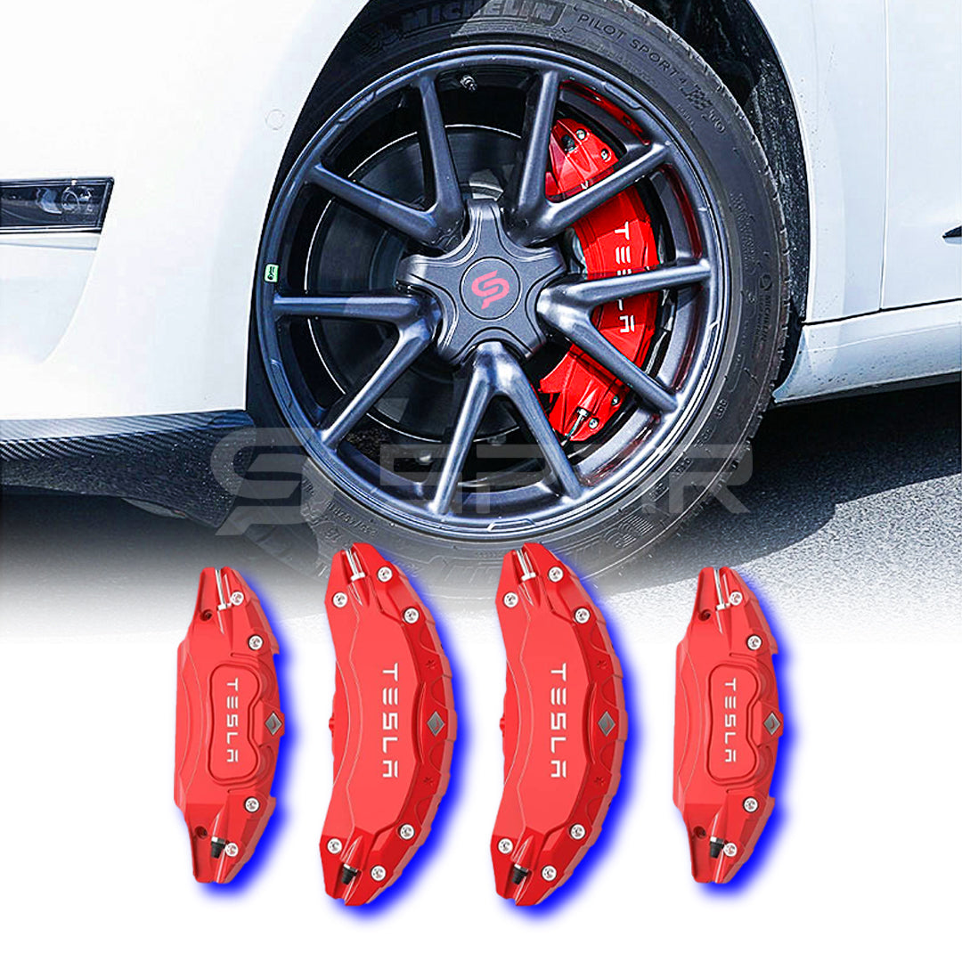 Red Brake Caliper Covers for Tesla Model 3/Y