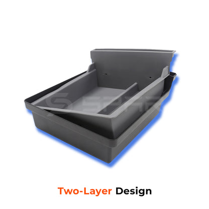 Two-Layer Storage Tray Organizer for Tesla Model 3/Y